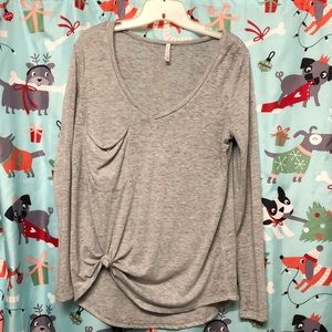 Z supply long sleeve pocket tee